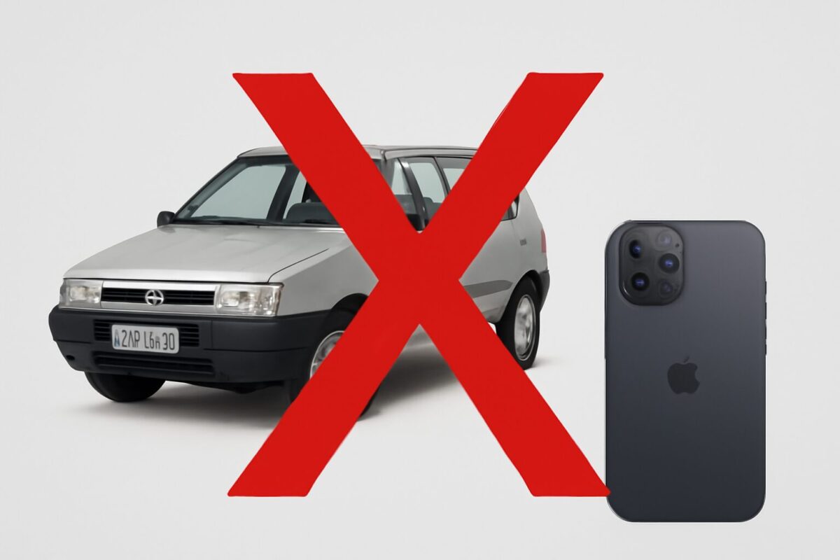 Dúvida séria: Iphone 17 ou Fiat Uno?