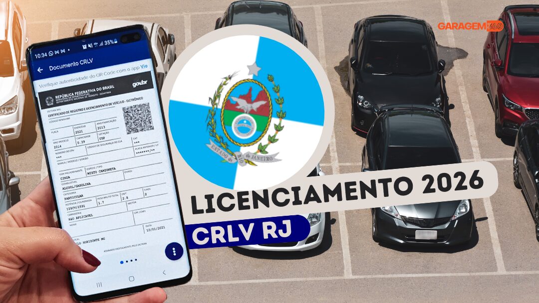 Licenciamento RJ 2026: valor e calendário de pagamento