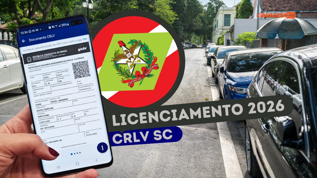 Licenciamento SC 2026: valor e calendário de pagamento