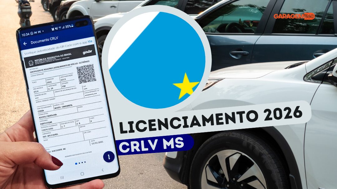 Licenciamento MS 2026: valor e calendário de pagamento
