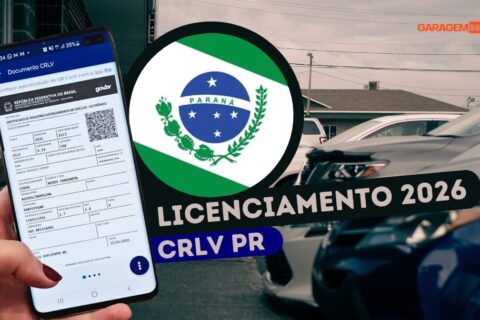 Licenciamento PR 2026: valor e calendário de pagamento