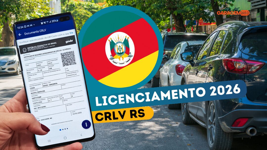 Licenciamento RS 2026: valor e calendário de pagamento