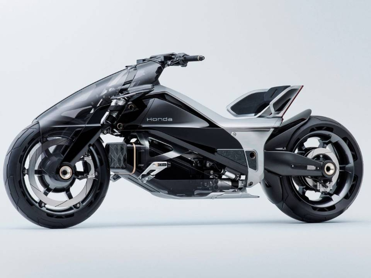 Futurista: nova moto elétrica da Honda é confirmada com motor nas duas rodas