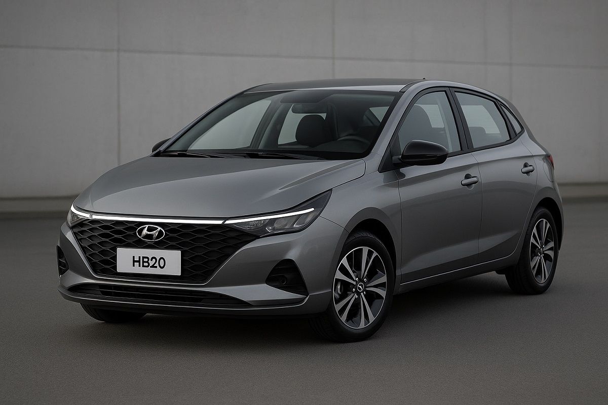 Novo Hyundai HB20: projeção “bate o martelo” e revela visual europeu; confira