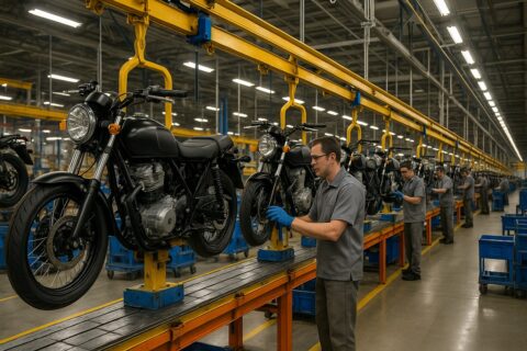 Recorde histórico: produção de motos dispara e se aproxima de 2 milhões de unidades