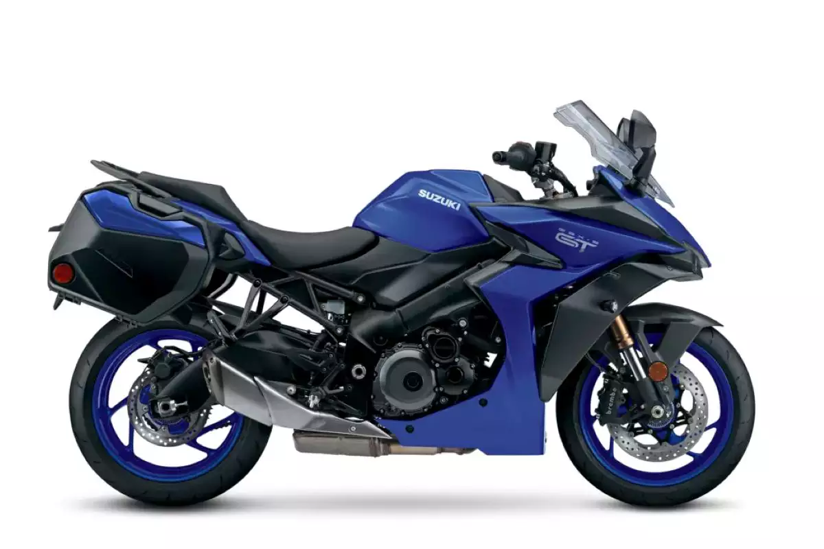 fundível DNA de alta performance da lendária GSX-R1000.  Suzuki revela a GSX-S1000GT+ 2026 - Foto: Reprodução