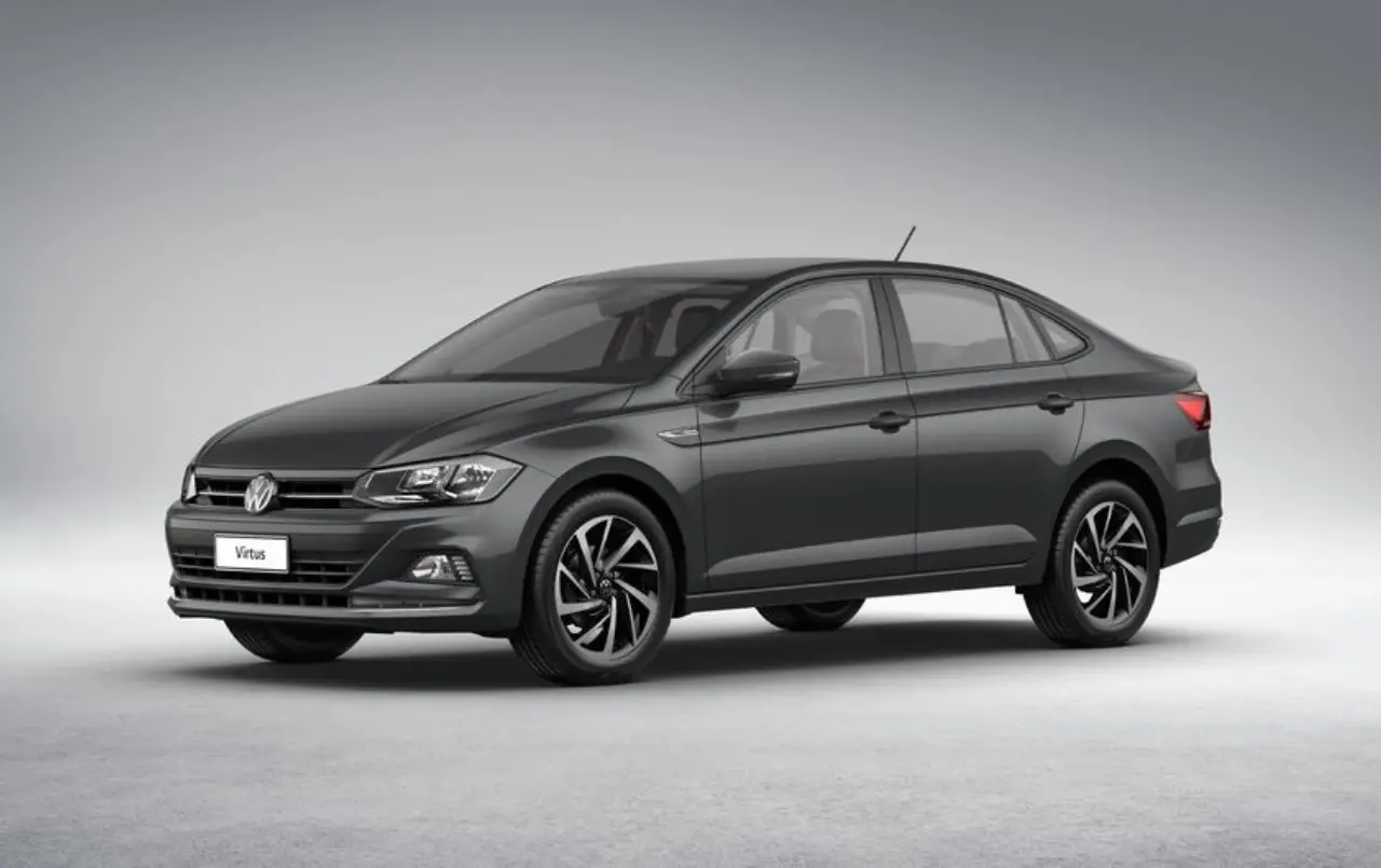 Taxa zero e super bônus: VW Virtus Highline ataca o mercado com condições irresistíveis - Foto: Divulgação