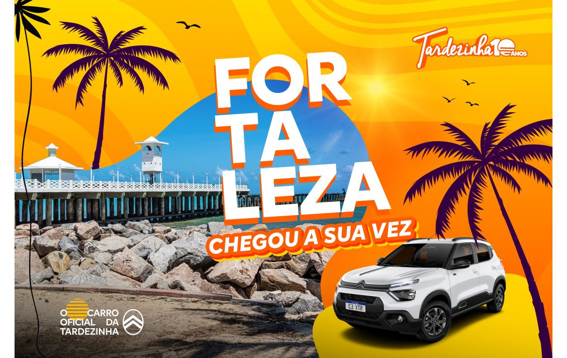 Citroën patrocina Tardezinha em Fortaleza e destaca o C3 XTR no Nordeste - Foto: Divulgação