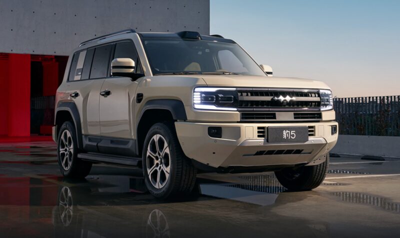 BYD Fang Cheng Bao lança SUV Bao 5 de longo alcance com preços a partir de R$ 203 mil