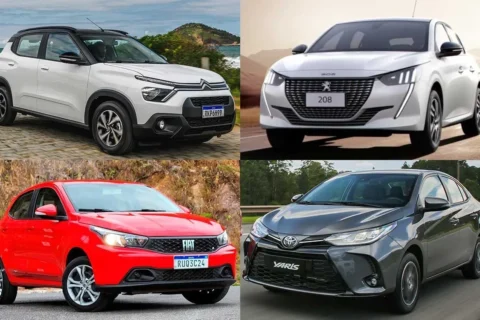 10 carros mais baratos do Brasil em 2026: veja preços e versões