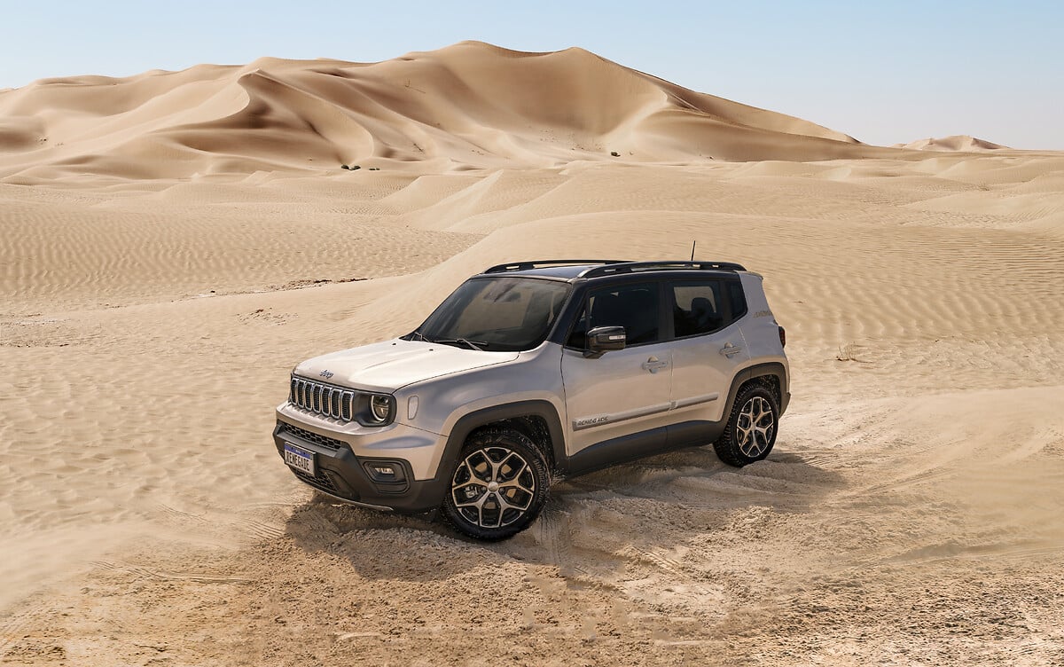Ficha técnica Jeep Renegade 2026: o que muda nas versões Sport, Longitude e Trailhawk