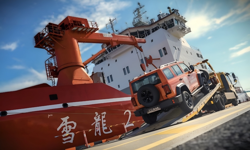 O gelo não assusta: SUV GWM Tank 300 Diesel é enviado à Antártida em missão chinesa