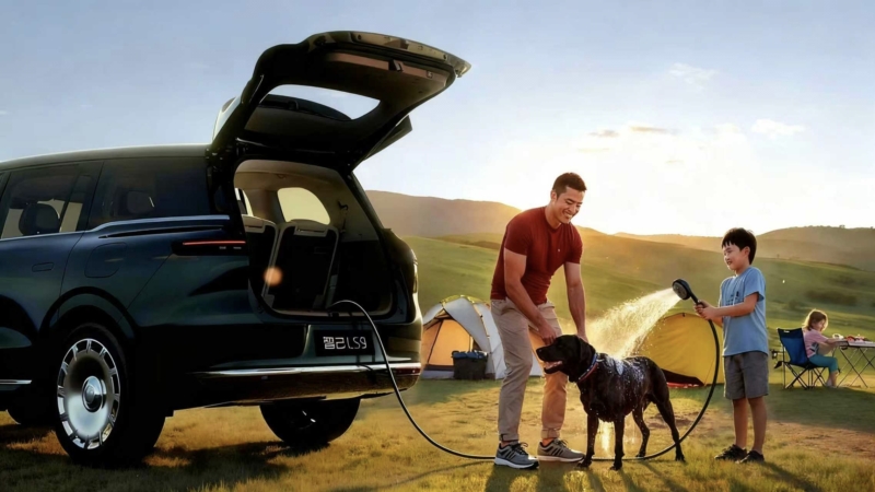 Novo SUV tem até banho quente com chuveiro integrado