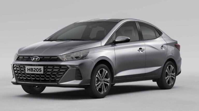 HB20S Comfort 2026 na cor cinza