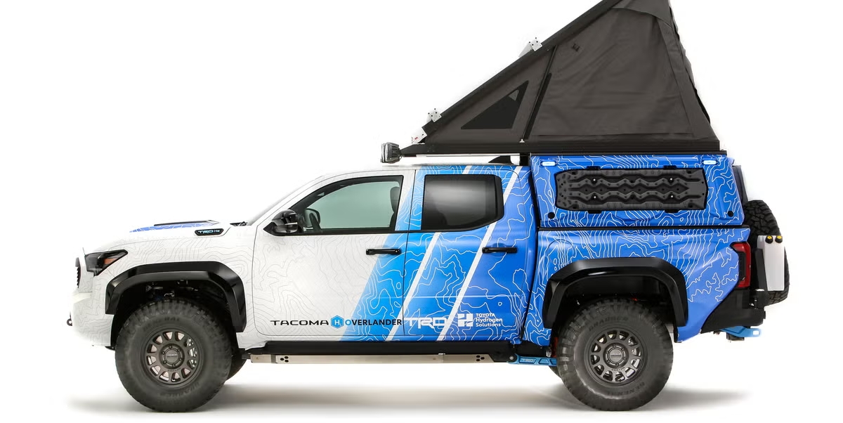 Toyota revela Tacoma H2-Overlander, a picape off-road a Hidrogênio - Foto: Divulgação