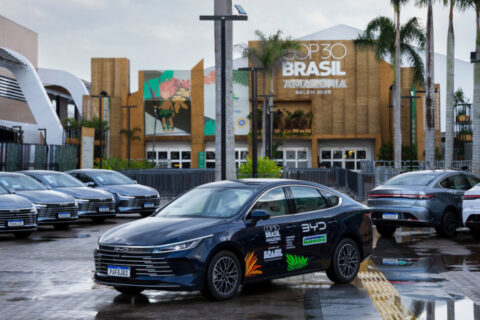 Compromisso com a sustentabilidade: BYD forneceu carros elétricos para COP30