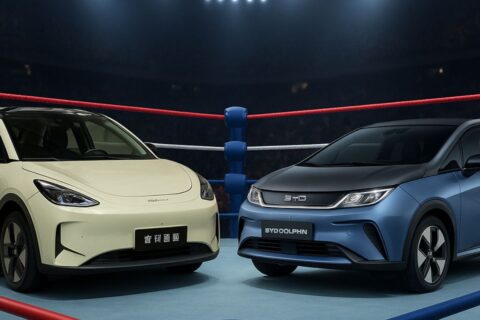 Batalha dos elétricos compactos: Geely EX2 vs BYD Dolphin Mini
