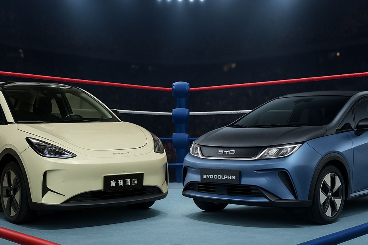 Batalha dos elétricos compactos: Geely EX2 vs BYD Dolphin Mini