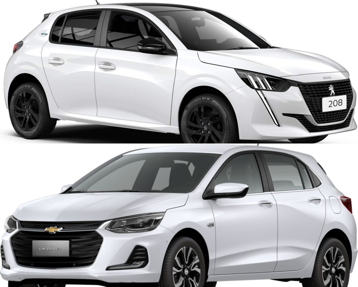 Duelo de compactos 1.0 aspirados: Chevrolet Onix 2025 vs. Peugeot 208 2025