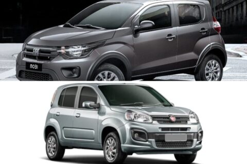 Fiat Mobi 2025 vs. Fiat Uno 2021: Qual subcompacto comprar?