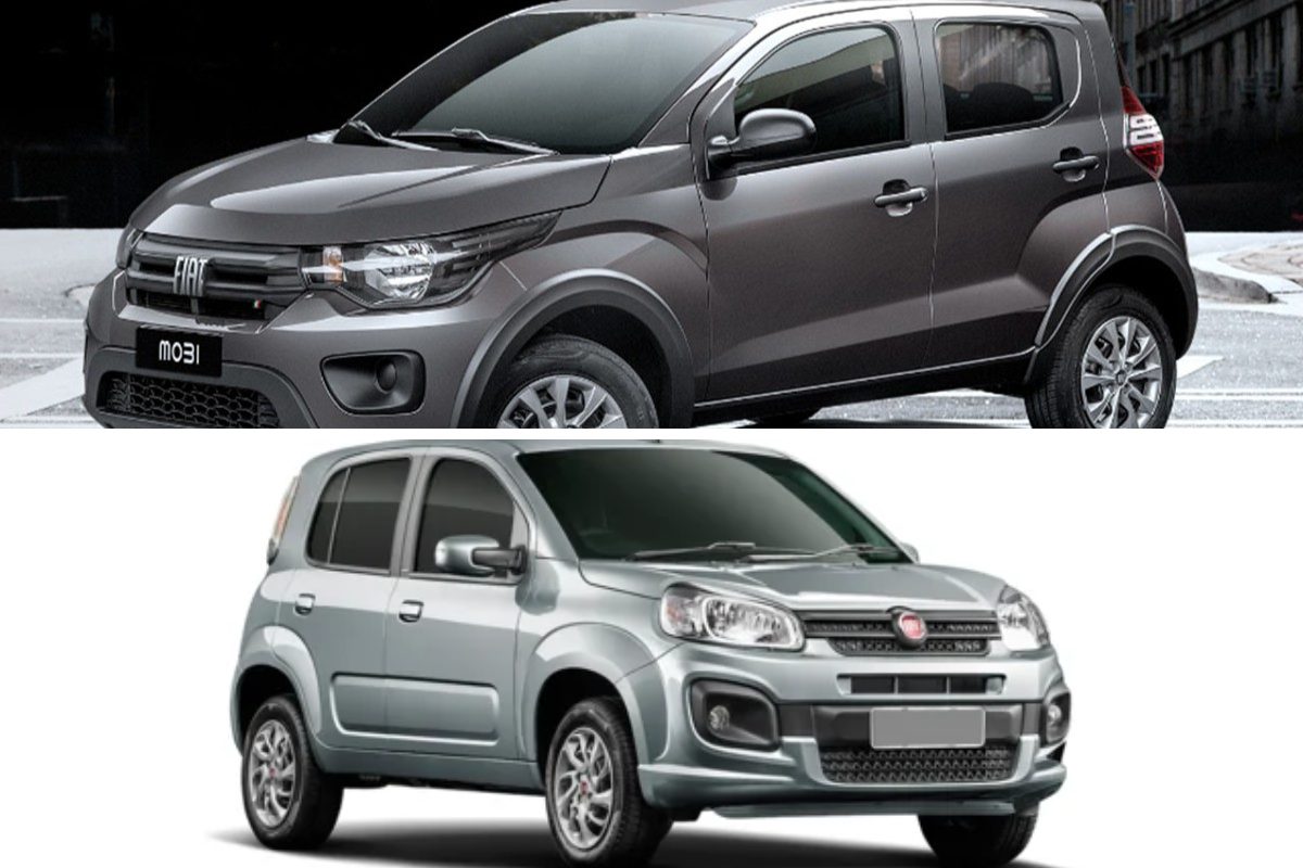 Fiat Mobi 2025 vs. Fiat Uno 2021: Qual subcompacto comprar?