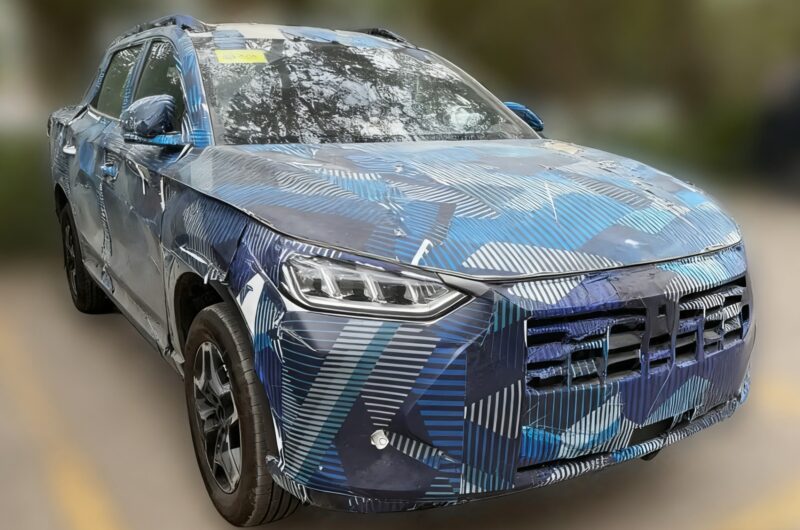 Nova picape da BYD é flagrada em testes e deve chegar ao mercado em 2026 - Foto: Auto-home