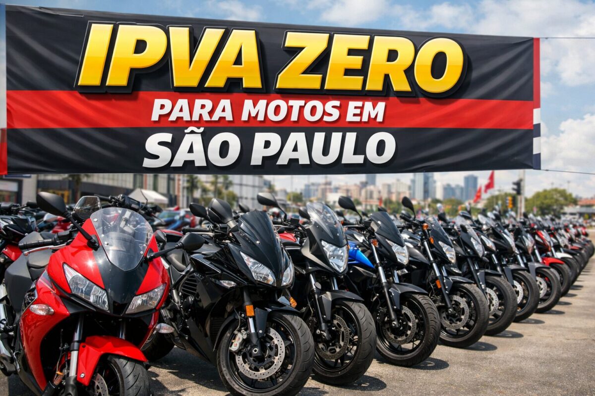 IPVA Zero: Decisão da Alesp pode isentar 80% das motos de São Paulo a partir de 2026