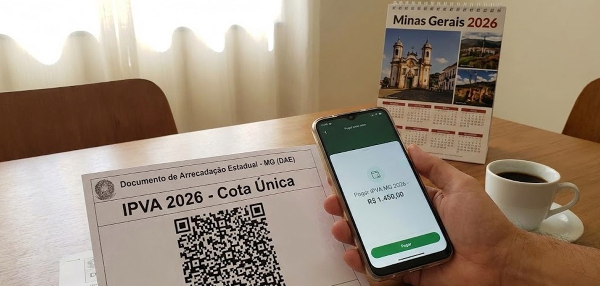 IPVA 2026 MG tem consulta liberada! Veja como garantir 6% de desconto e quem tem isenção total