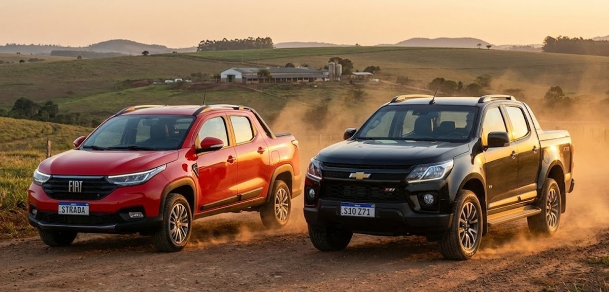 As brutas na área: top 5 picapes mais vendidas de dezembro tem retorno da S10 desbancando rival