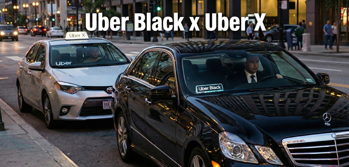82% dos motoristas ignoram o “Uber Black” e focam na categoria X; entenda o motivo