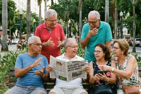 Isenção total do IPVA para idosos 60+: veja quem tem direito e como solicitar o benefício em 2026