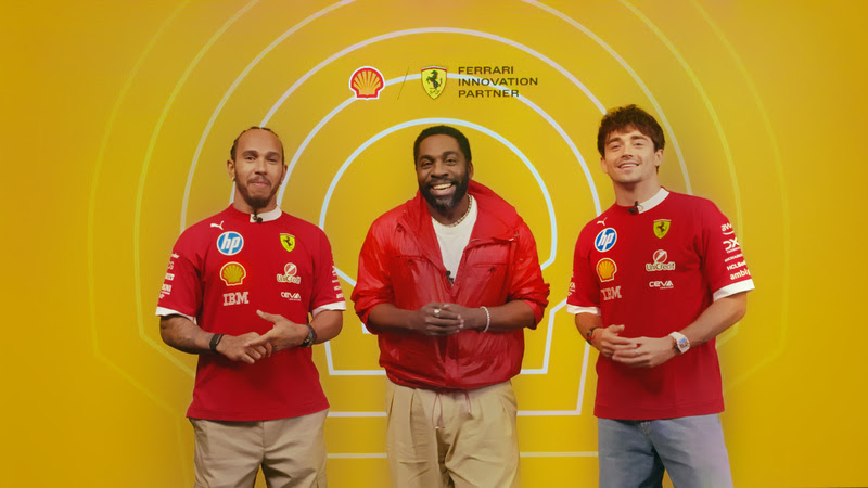 Shell celebra 75 anos com Ferrari em campanha inédita no Brasil e presença de Lewis Hamilton