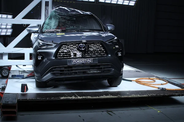 Yaris Cross obteve nota 2 em testes do NCAP - Foto: Divulgação