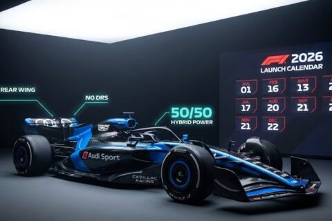 F1 2026: Calendário de lançamentos é revelado com estreia da Cadillac e mudanças radicais