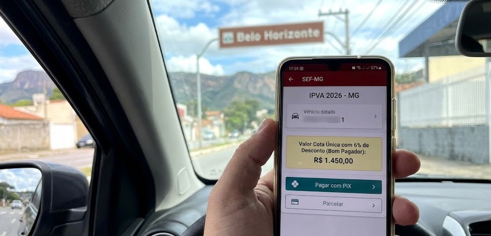 IPVA MG 2026 é divulgado: veja se você tem direito ao desconto de 6% e confira datas oficiais