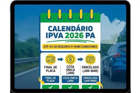 IPVA PA 2026: veja calendário completo, descontos de até 15% e isenções para motos