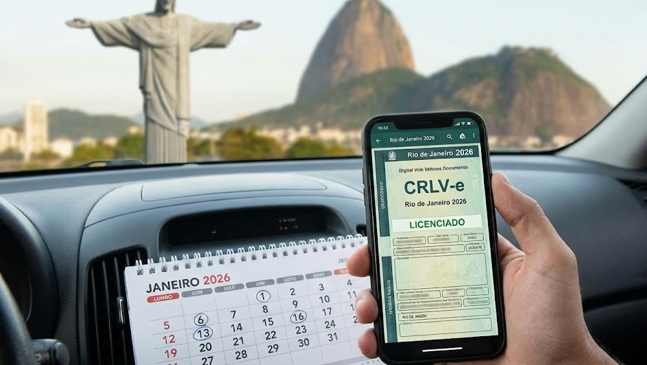 IPVA RJ 2026: pagamento começa ESTE mês (21/01); confira o calendário e as alíquotas