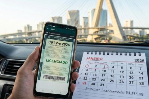 Licenciamento SP 2026: taxa de R$ 174,08 e calendário são liberados; veja como antecipar
