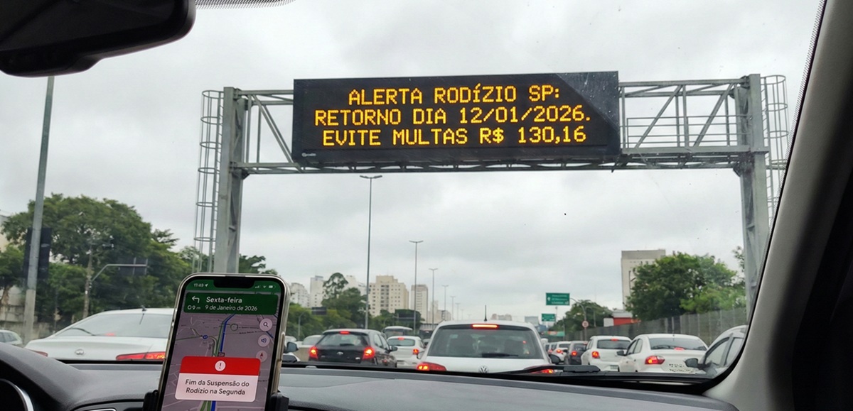 Regra que você esqueceu nas férias vai te custar R$ 130 a partir de segunda-feira (12) em SP