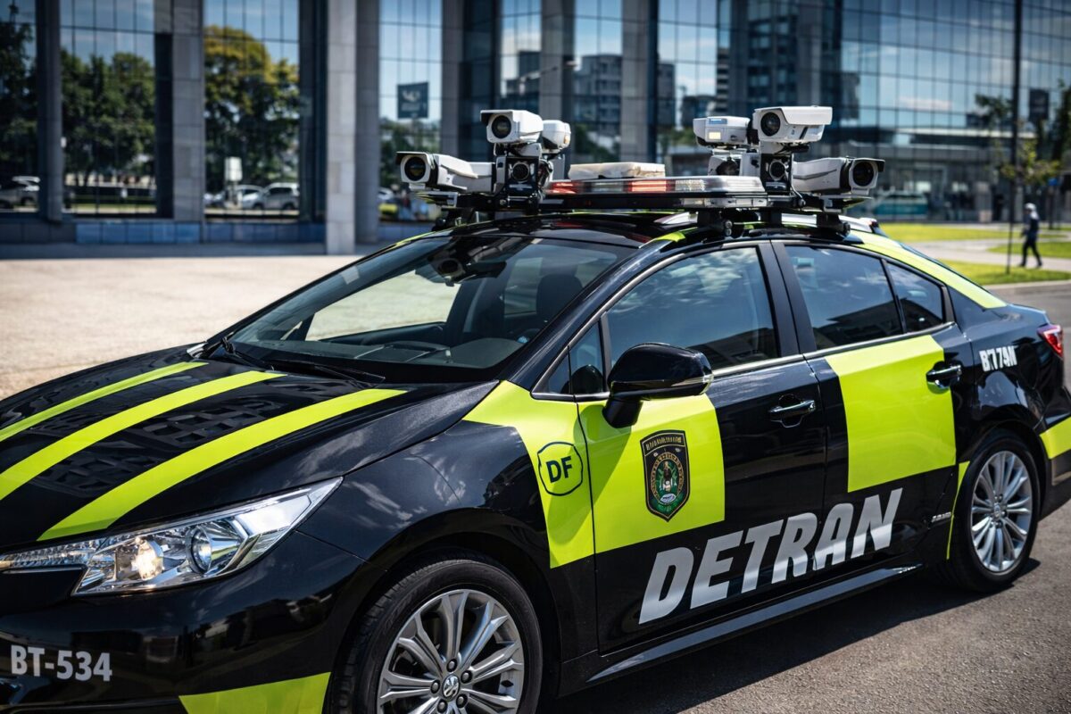 Novas “Supercâmeras” do Detran-DF: Entenda como funcionam os carros de monitoramento que viralizaram