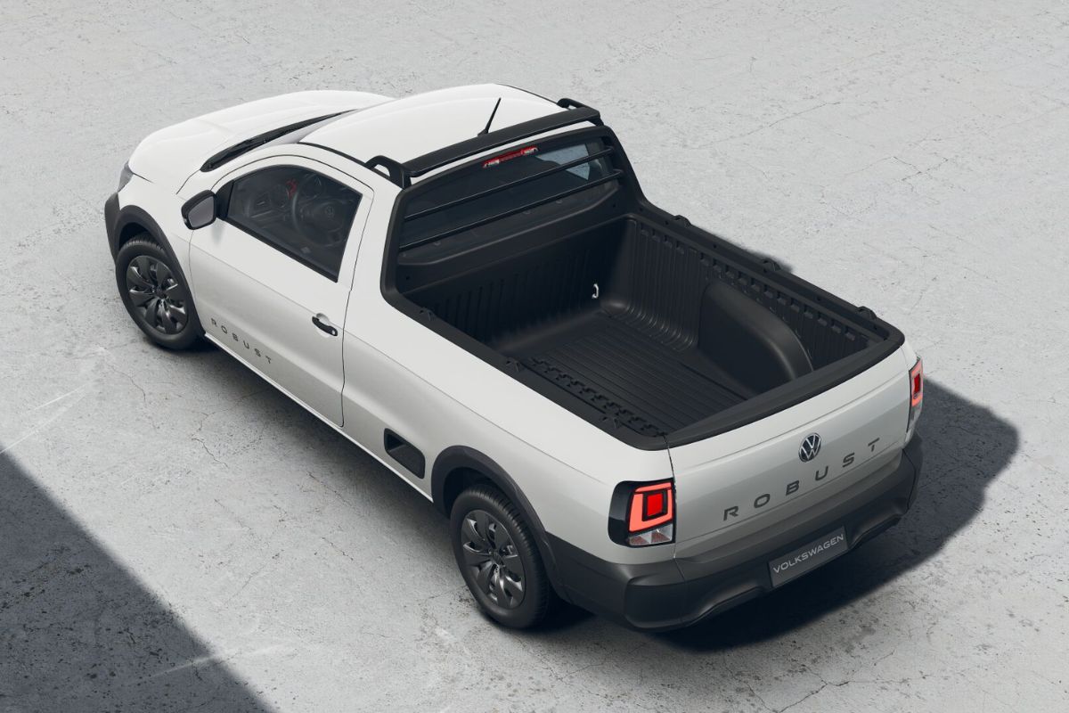 Saveiro Robust vista de cima