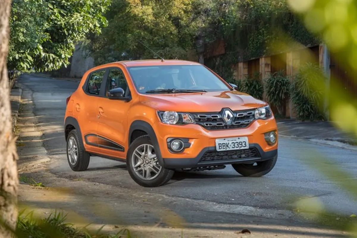 Renault Kwid em uma rua