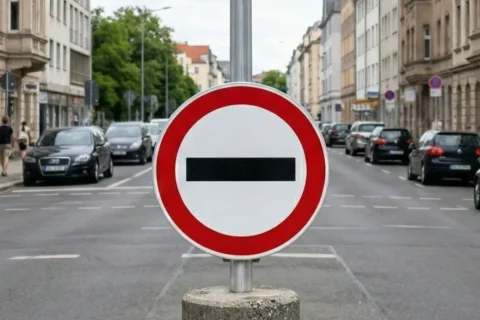 Placa de trânsito com linha preta horizontal: saiba o que essa sinalização quer dizer