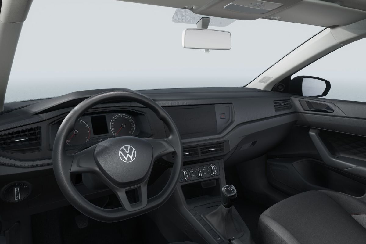 Imagem do interior do VW Polo