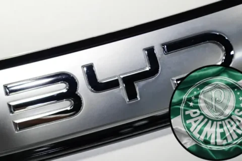 BYD no Palmeiras? Marca de carros elétricos pode virar nova patrocinadora