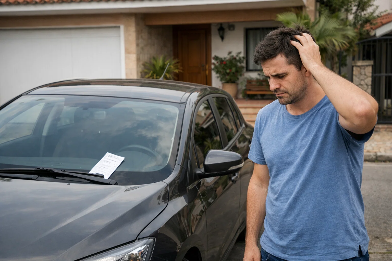 Estacionar na frente da própria garagem dá multa? Veja o que diz a lei