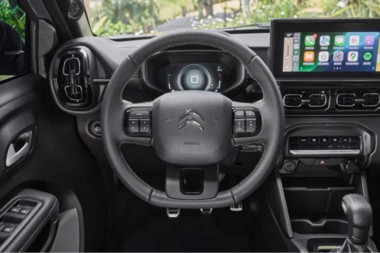 Interior do Citroën Aircross