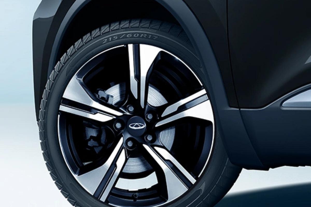 Rodas de liga leve diamantadas 17’’ do Tiggo 5X