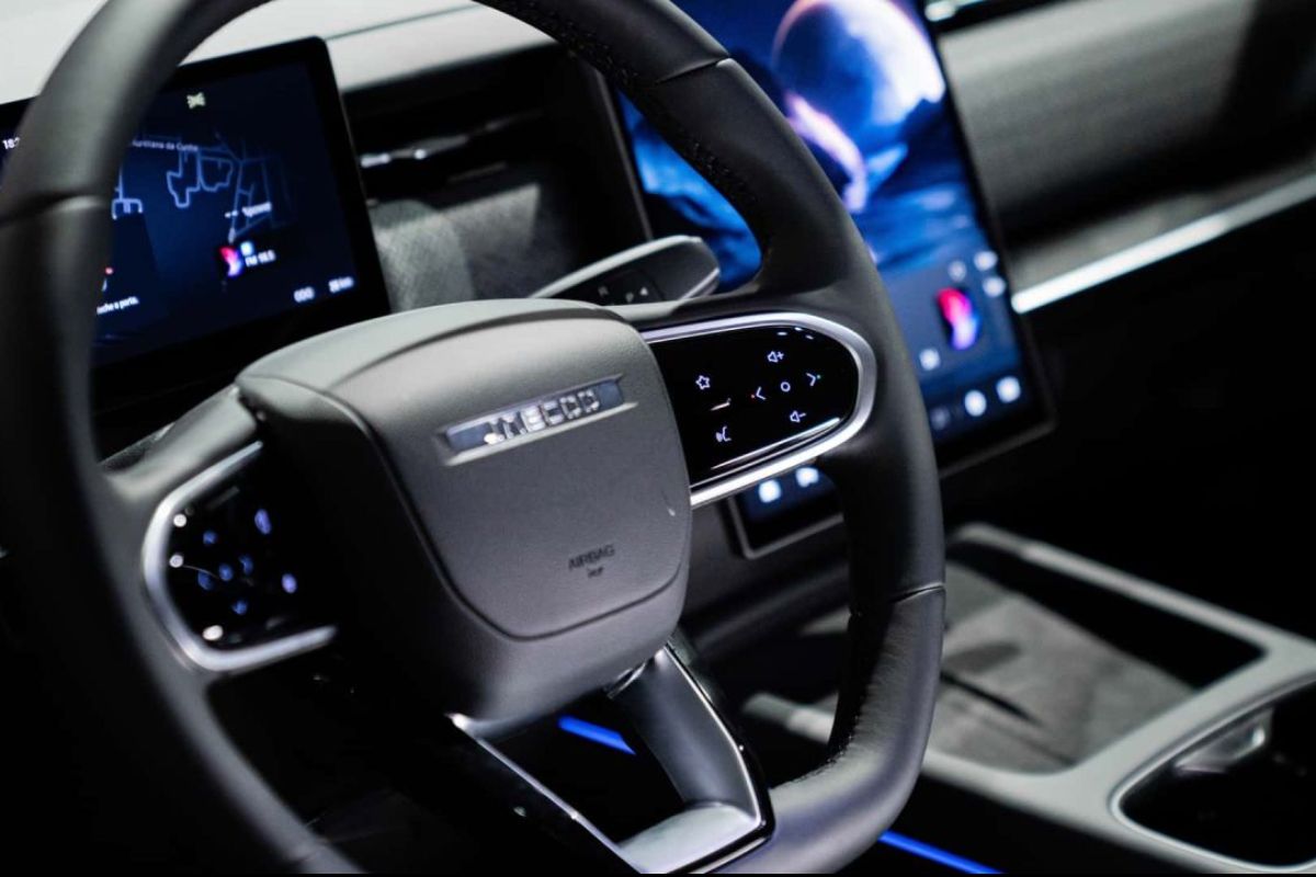 Interior do Jaecoo 7 Elite