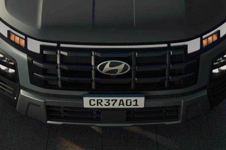 Grade frontal do Hyundai Creta